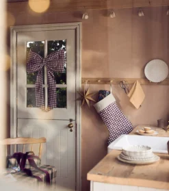 Outlet Linen Bow Christmas Decorations|Christmas Decorations