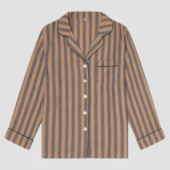 Outlet d Linen Pajama Shirt Women Linen Pajamas
