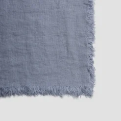 Sale Blue Willow Linen Crinkle Throw Blankets & Throws|Blankets & Throws