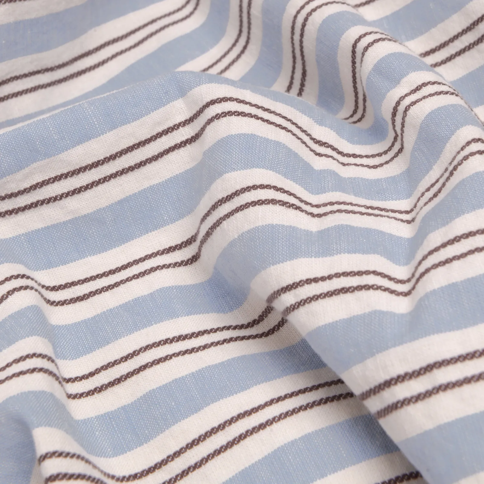 Clearance Linen Blend Pillowcases (Pair) Striped Bedding|Linen Bedding