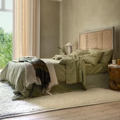 Best Linen Blend Fitted Sheet Linen Bedding|Fitted Sheets