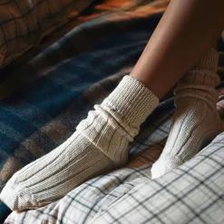 Alpaca Bed Socks Women Linen Pajamas|Linen Pajamas
