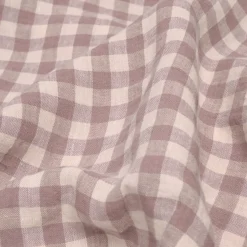Hot 100% Linen Fitted Sheet Gingham Bedding|Fitted Sheets