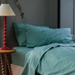 Online Washed Cotton Percale Pillowcases (Pair) Pillowcases