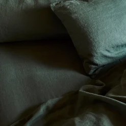 New Linen Blend Fitted Sheet Linen Bedding|Fitted Sheets