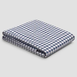 Online Cotton Flat Sheet Gingham Bedding|Flat Sheets