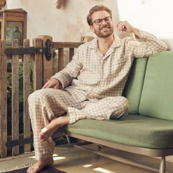 New Men's Pajama Set Linen Pajama Sets|Linen Pajamas