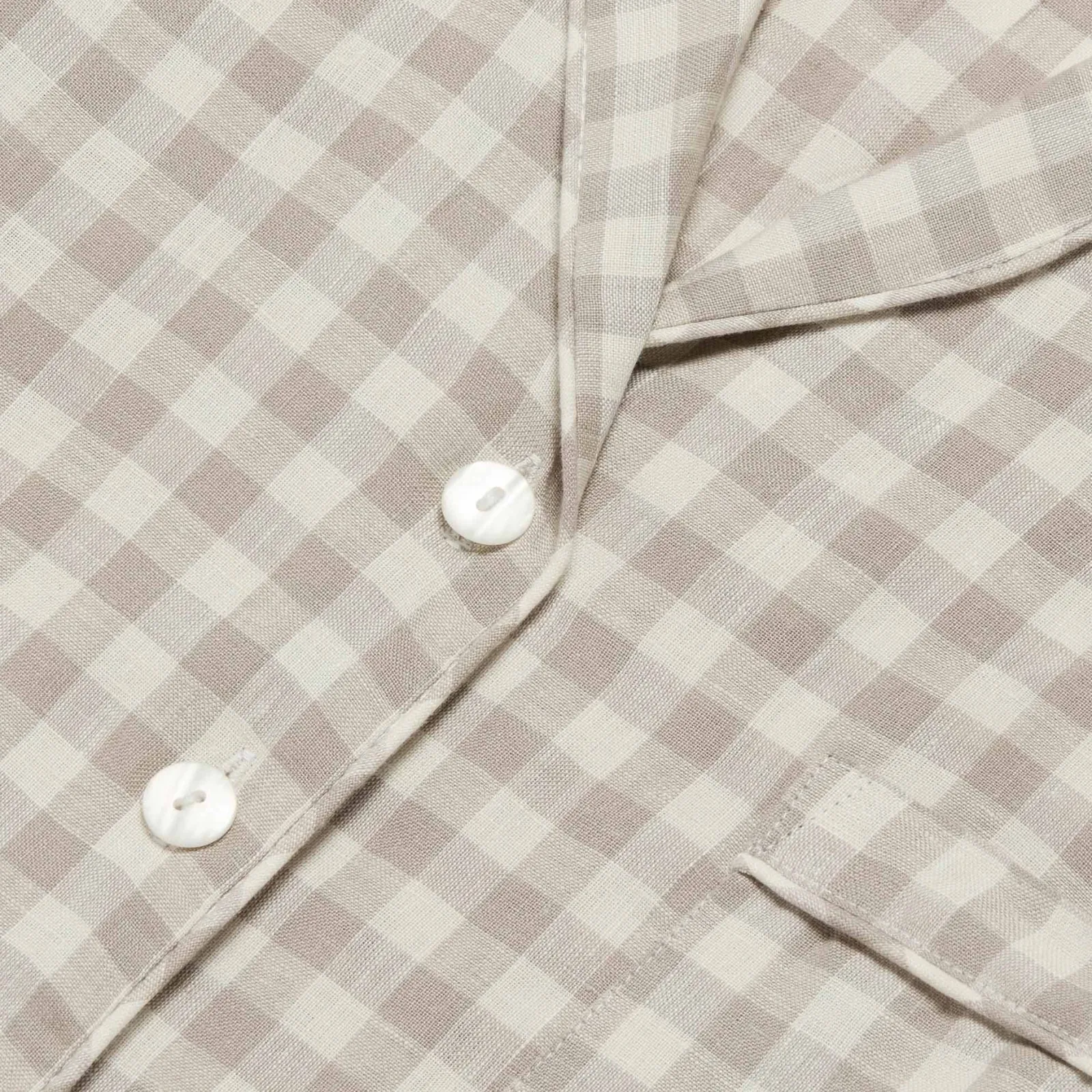 Best Pajama Shirt Women Linen Pajamas|Gingham Pajamas