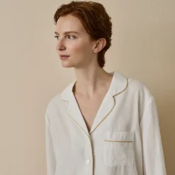Linen Pajama Shirt Women Linen Pajamas