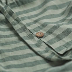 New Linen Blend Duvet Cover Striped Bedding|Linen Bedding