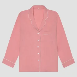 Online Linen Pajama Shirt Women Linen Pajamas