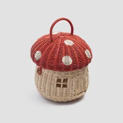 New Red Mushroom Basket Kids Toys