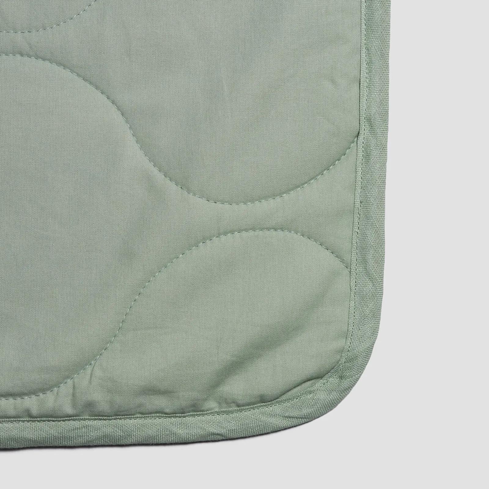 Clearance Sage Green Linen Sham (Pair) Linen Bedding