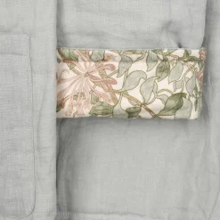 Outlet Soft Sage Honeysuckle Linen Housecoat Women Linen Pajamas|Robes