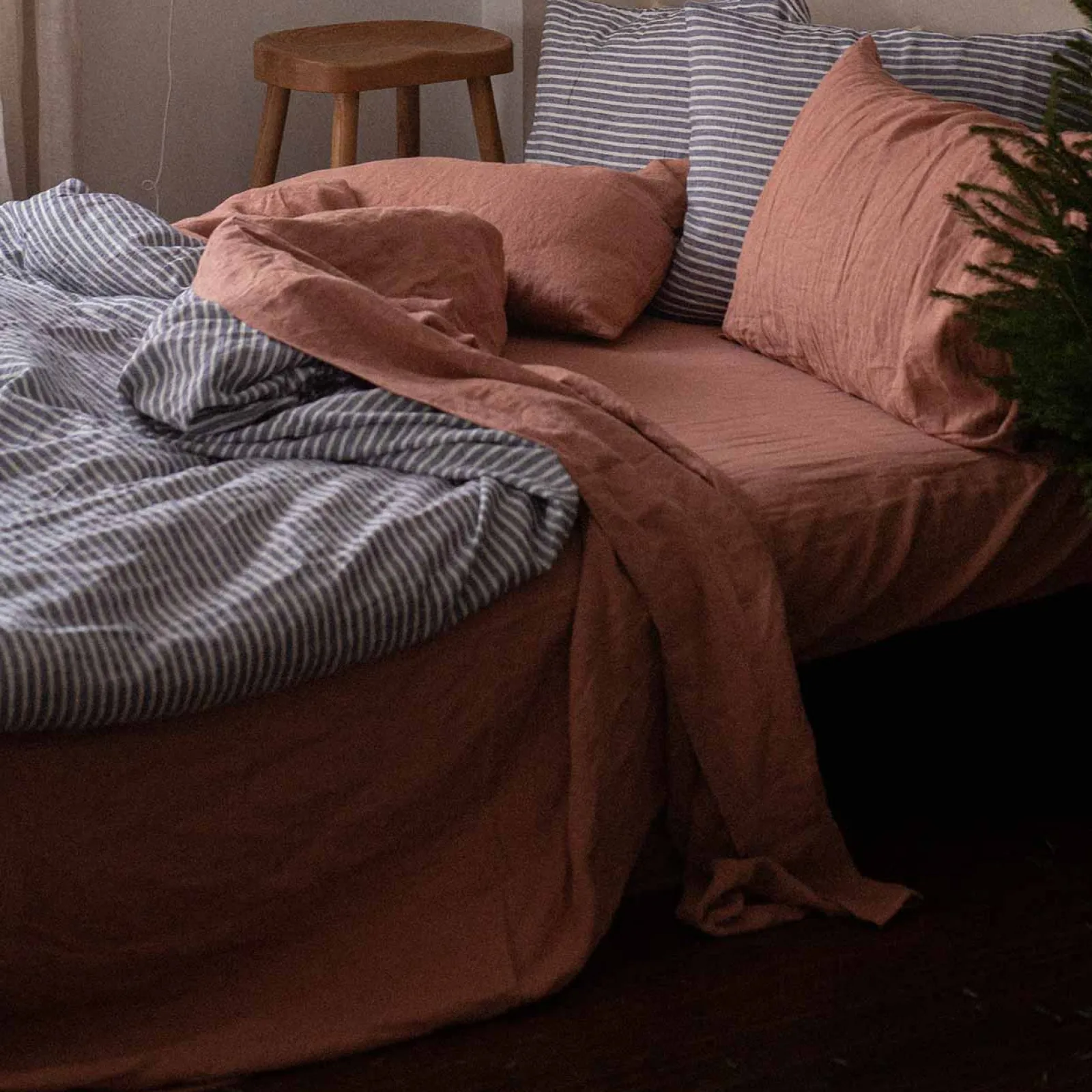 New 100% Linen Pillowcases (Pair) Linen Bedding|Pillowcases