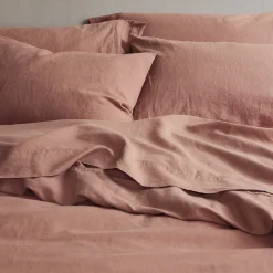 Best Linen Blend Pillowcase (Pair) Linen Bedding|Pillowcases