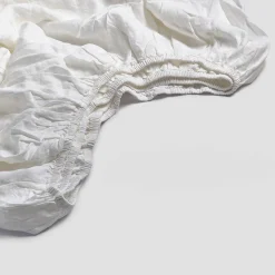 Linen Blend Fitted Sheet Linen Bedding|Fitted Sheets