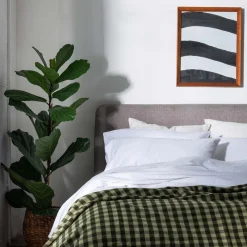 Outlet White Washed Cotton Percale Pillowcases (Pair) Pillowcases