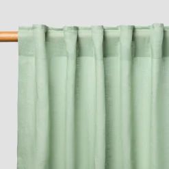 Discount Linen Blend Curtain (Pair) Curtains